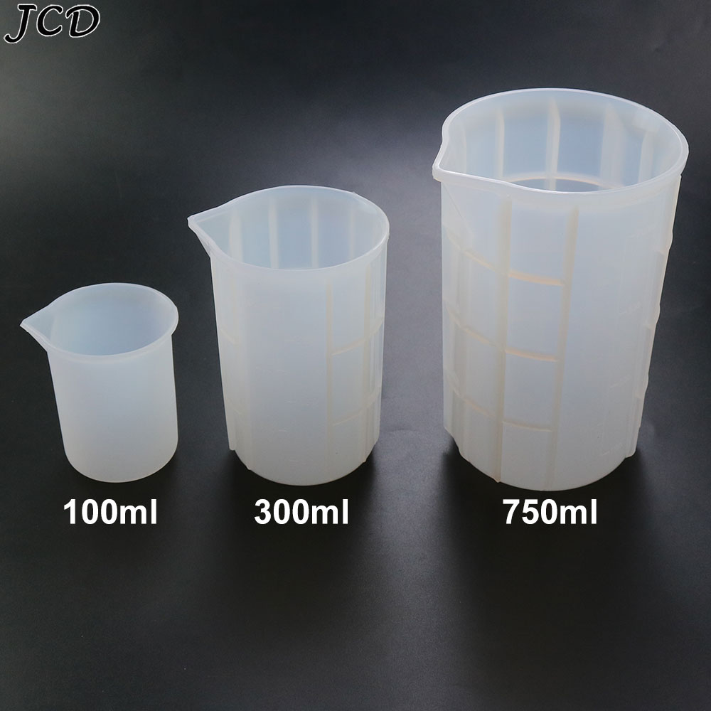 Candle Making Products - JCD 100ML/300ML/750ML Silikon Messbecher Mit Skala