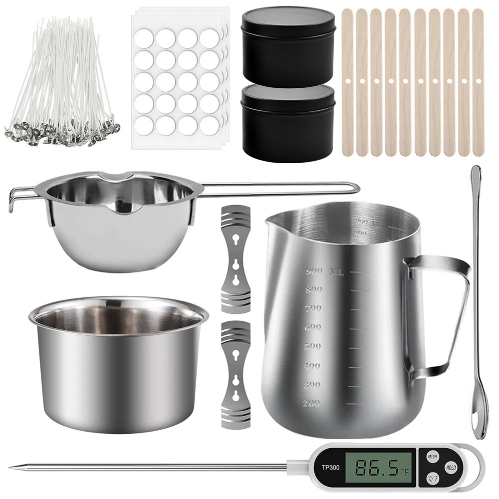 Candle Making Kit For Adults - Glintmos Komplettes Kerzenherstellungsset für Erwachsene, DIY-Aromatisches