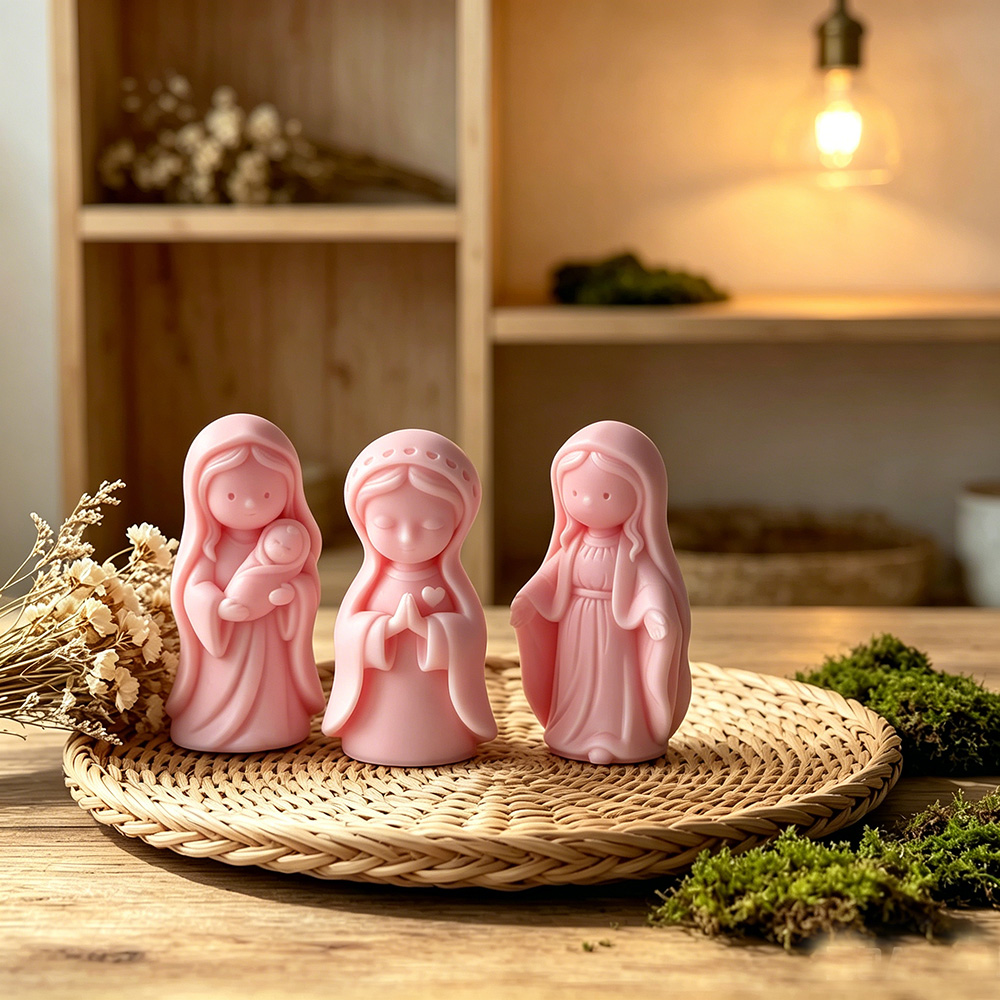 3D Jungfrau Maria Kerzenform a – Candle Making Items Bewertung und Preis