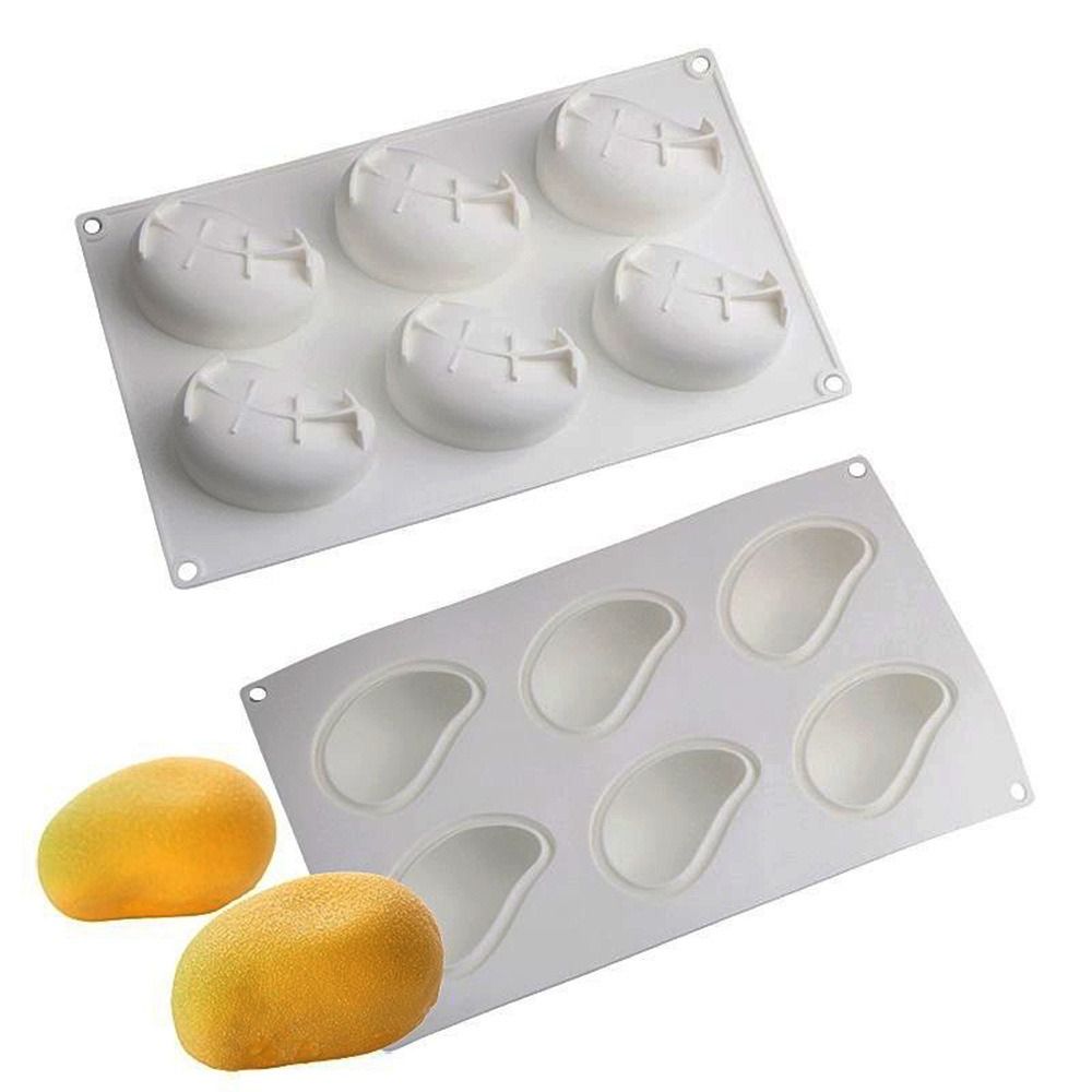 6-fach Mango-förmige Kuchenfor – Candle Making Items Bewertung und Preis