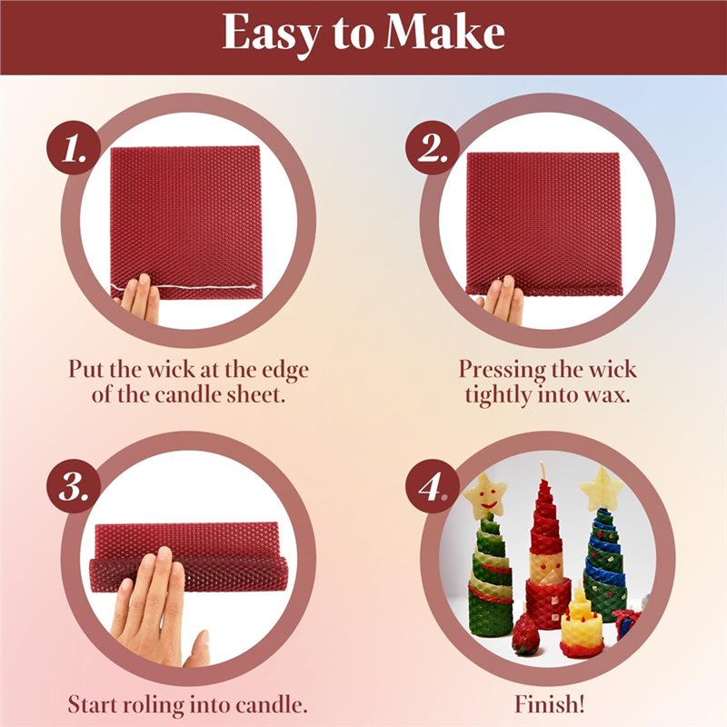 AT21-Bee Swax Sheets (24 Stück – Candle Making Kit For Adults Bewertung und Preis