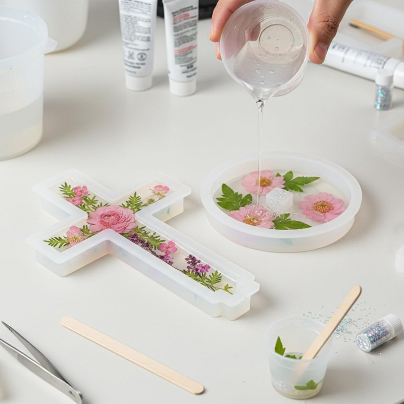 Zwei Silikonformen mit einer B – Candle Making Items Bewertung und Preis